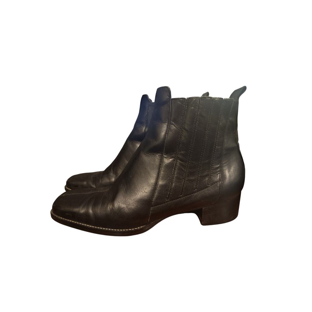 Trotters Apple Ankle Boots size 9.5N Black leather